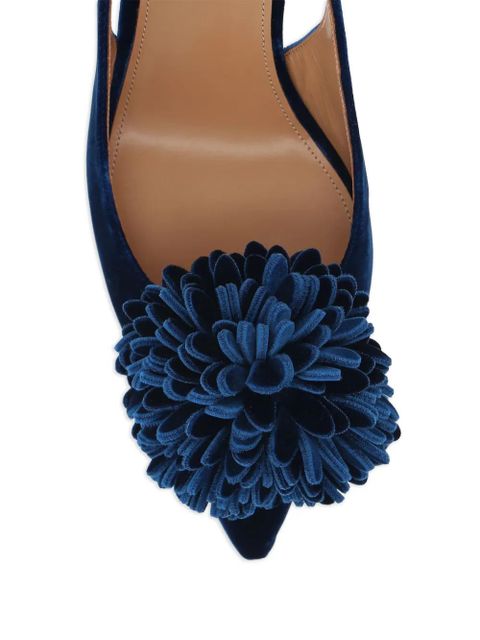 Aquazzura 65mm Couturier slingback pumps - Blue