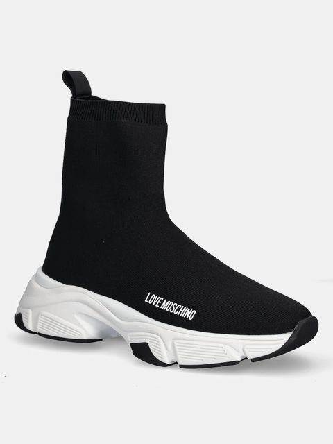 Love Moschino sneakersy damskie kolor czarny JA15386G0NIY8000 - zdjęcie produktu nr 1