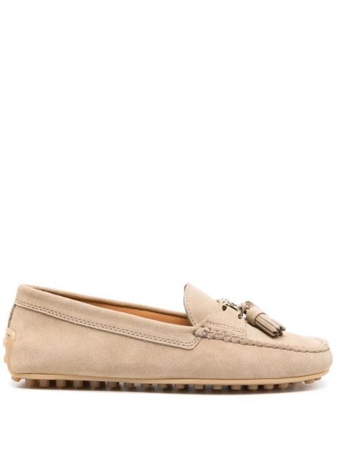 Tod's Gommino suede loafers - Neutrals - zdjęcie produktu nr 1