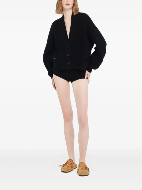 Alanui buttoned finest cardigan - Black