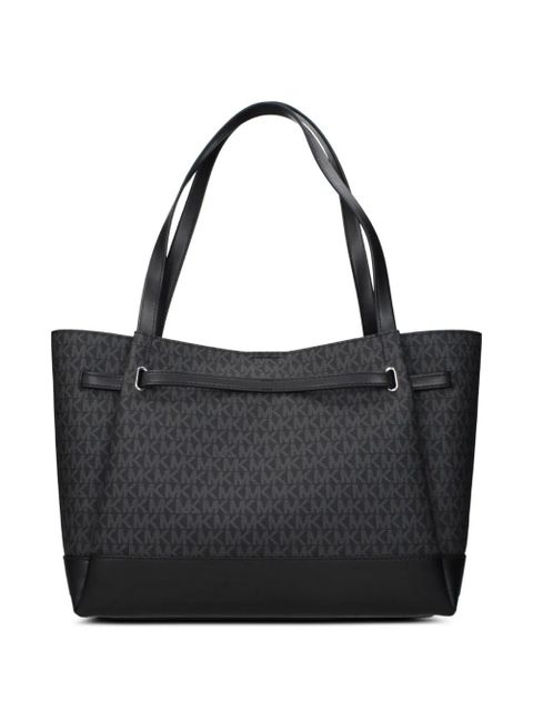 Michael Kors monogram-pattern logo-plaque shoulder bag - Black - zdjęcie produktu nr 2