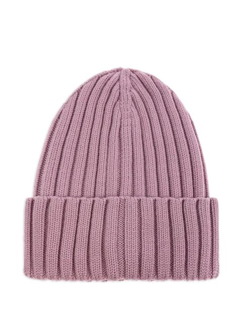 Moncler ribbed-knit beanie - Pink - zdjęcie produktu nr 2