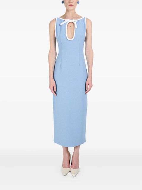 Rowen Rose hole-detail maxi dress - Blue - zdjęcie produktu nr 2