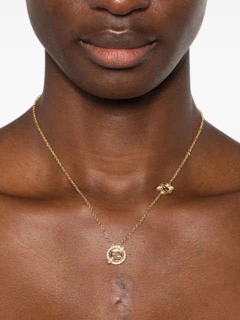 FENDI circle-pendant necklace - Gold - zdjęcie produktu nr 2