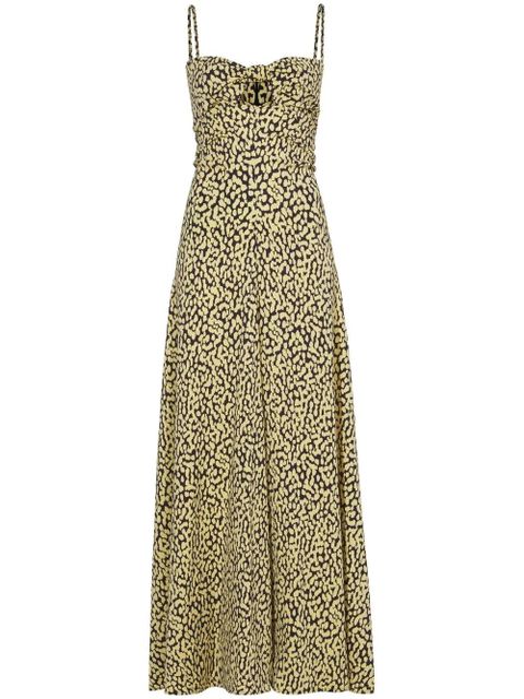 Proenza Schouler leopard-print tank dress - Black - zdjęcie produktu nr 1