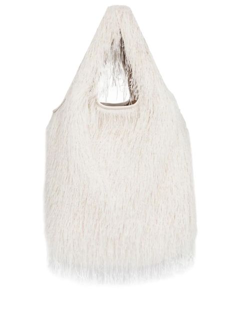 DRIES VAN NOTEN fringed tote bag - Neutrals - zdjęcie produktu nr 1