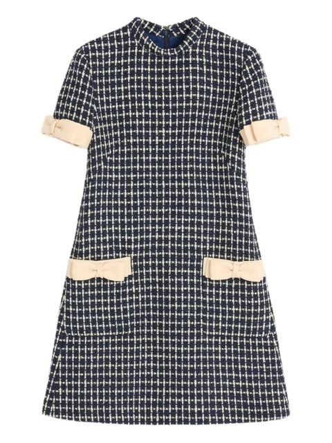 Valentino Garavani mini bouclé dress - Blue - zdjęcie produktu nr 1