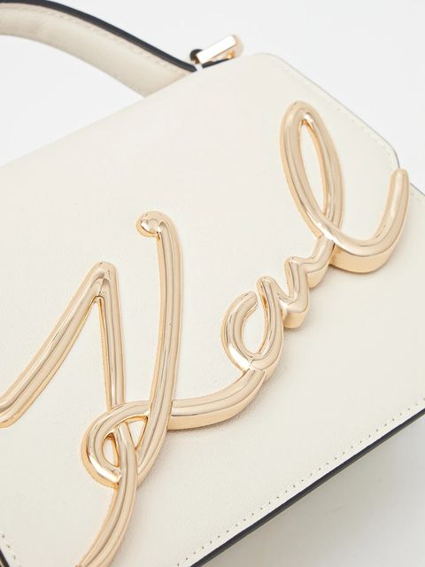 Karl Lagerfeld torebka K/SIGNATURE kolor biały A1W30038