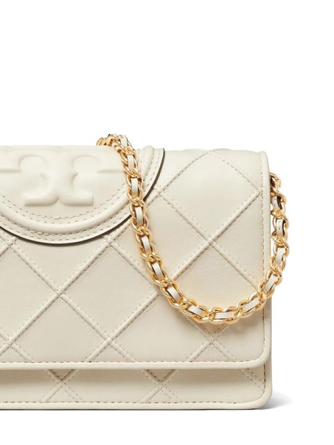 Tory Burch small Fleming soft shoulder bag - White