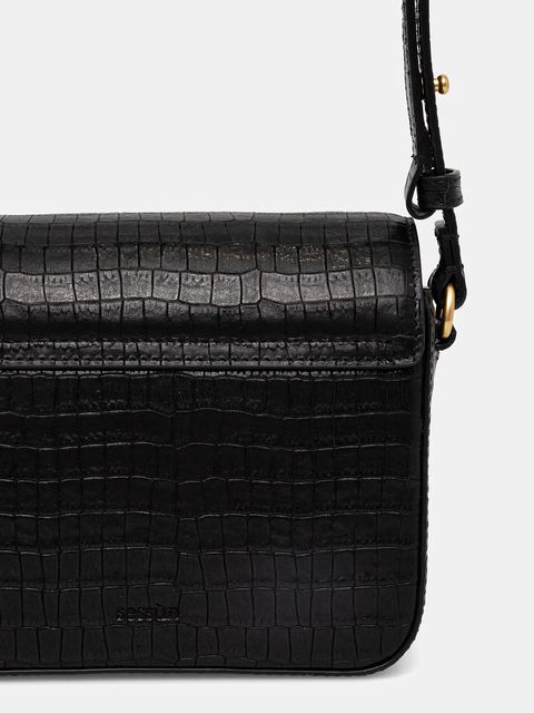 Sessun torebka skórzana kolor czarny 25102003 - zdjęcie produktu nr 2