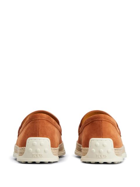 Tod's Gomma raffia loafers - Orange - zdjęcie produktu nr 2