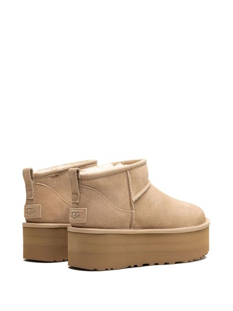UGG Classic Ultra Mini Platform "Sand" boots - Neutrals