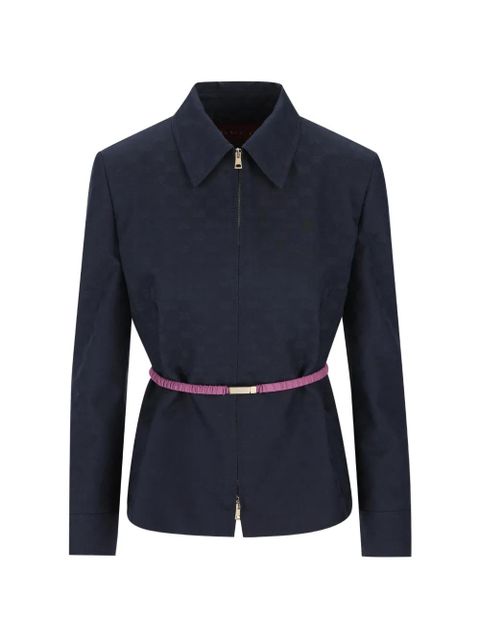 Gucci GG-patterned jacket - Blue - zdjęcie produktu nr 1