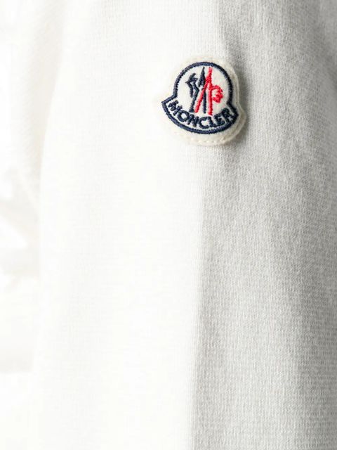 Moncler padded front jacket - White