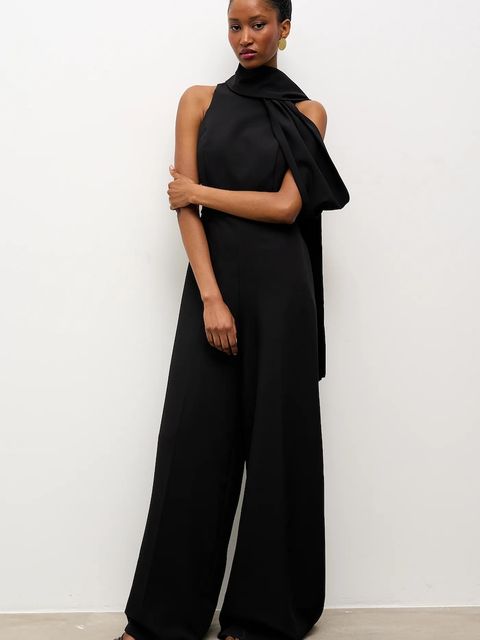 Answear.LAB kombinezon kolor czarny