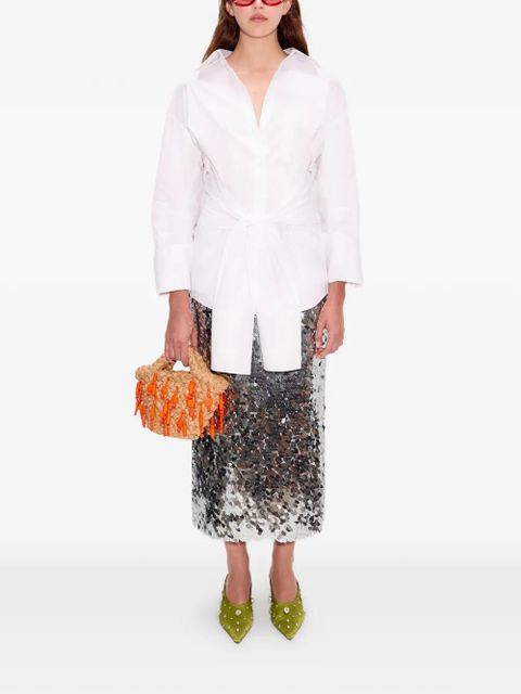 Simon Miller Mia midi skirt - Silver - zdjęcie produktu nr 2