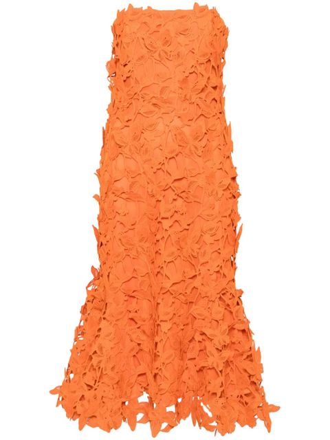 Simkhai Fleurella midi dress - Orange - zdjęcie produktu nr 1