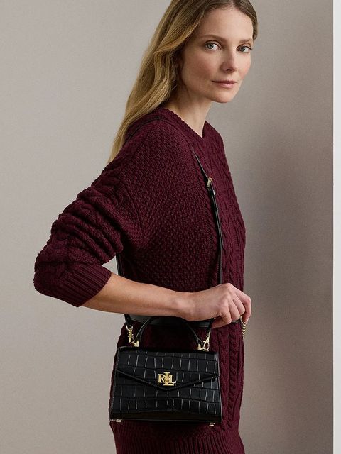 Lauren Ralph Lauren torebka skórzana