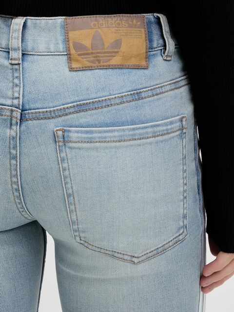 adidas Originals jeansy Slim Denim damskie medium waist KE9801 - zdjęcie produktu nr 2