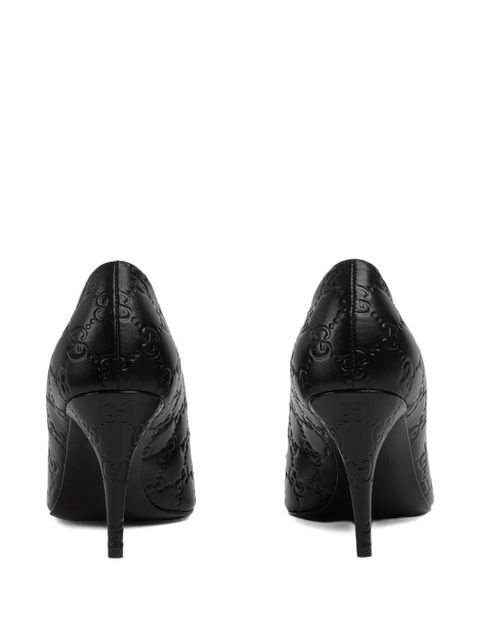 Gucci GG horsebit point-toe pumps - Black