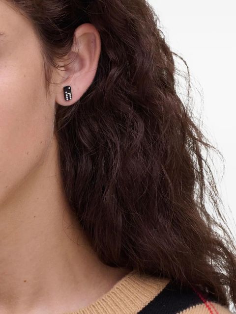 Marc Jacobs domino stud earrings - Black - zdjęcie produktu nr 2