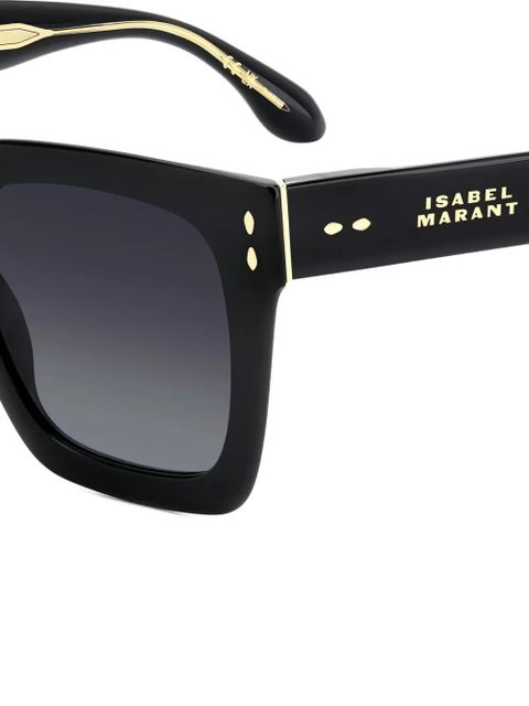 Isabel Marant Eyewear square frame sunglasses - Black - zdjęcie produktu nr 2