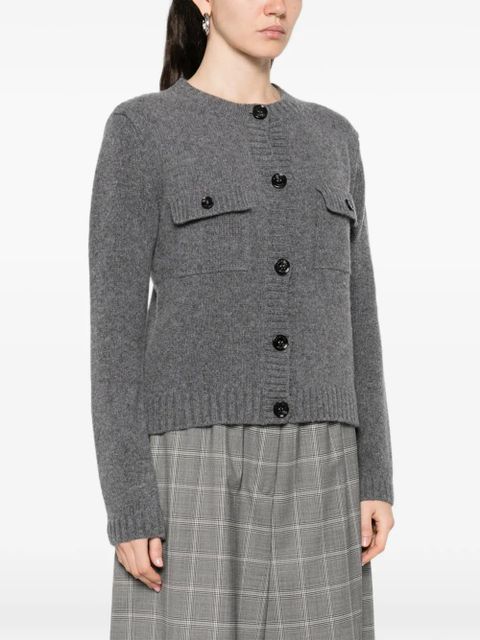 Weekend Max Mara Olbia button-front cardigan - Grey