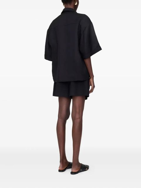 ANINE BING Coco button-up shirt - Black