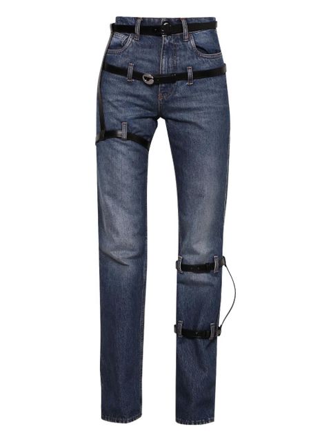 Coperni multi-belt five-pocket jeans - Blue - zdjęcie produktu nr 1