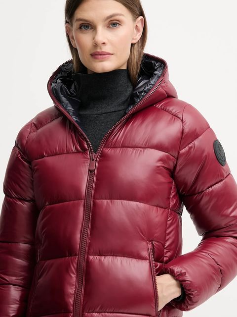 Save The Duck kurtka LOIS kolor bordowy zimowa D38090W.LOVE21