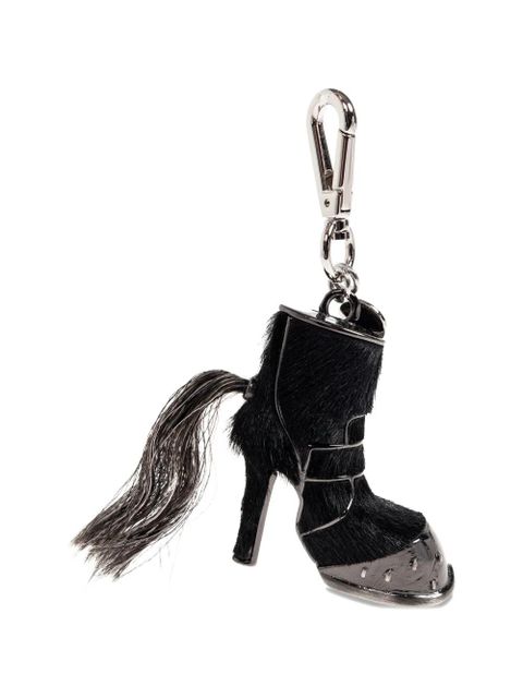 Alexander McQueen leather keyring - Black