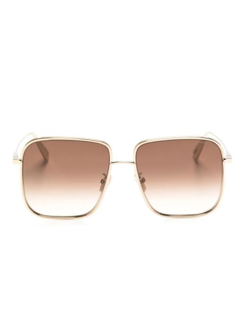 Bvlgari square-frame sunglasses - Gold - zdjęcie produktu nr 1