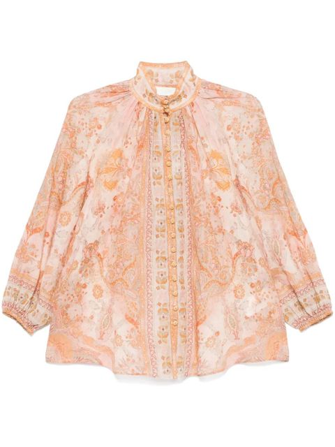 ZIMMERMANN Billow shirt - Neutrals - zdjęcie produktu nr 1