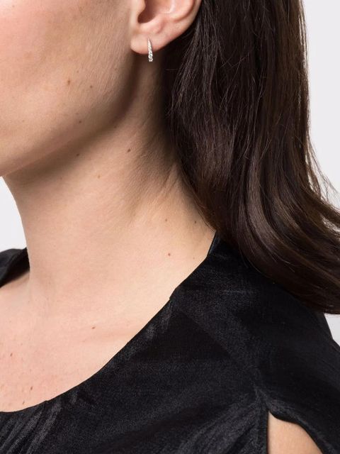 Missoma Claw crystal pavé huggie earrings - Gold - zdjęcie produktu nr 2