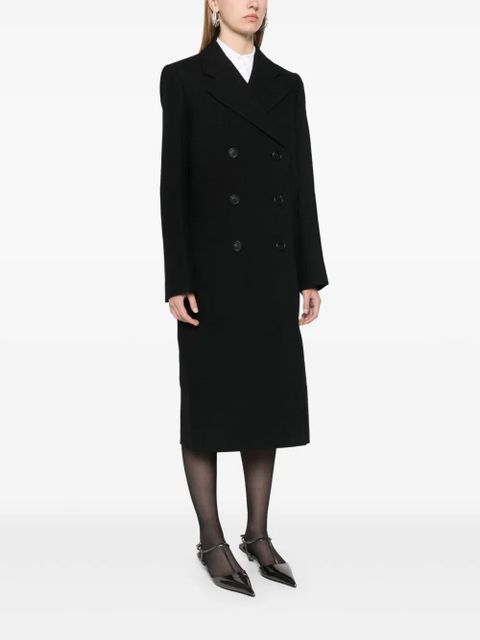 Prada virgin wool coat - Black