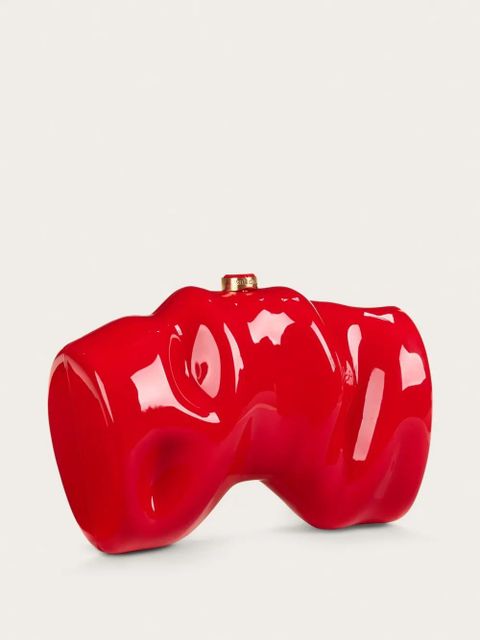 Cult Gaia Scrunch clutch bag - Red - zdjęcie produktu nr 2