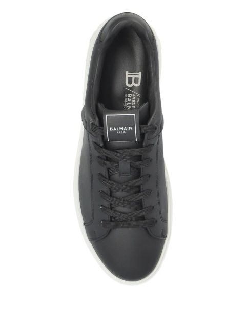 Balmain leather sneakers - Black