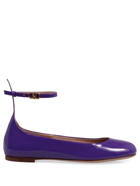 Valentino Garavani Tan-Go ballerina shoes - Purple - zdjęcie produktu nr 1