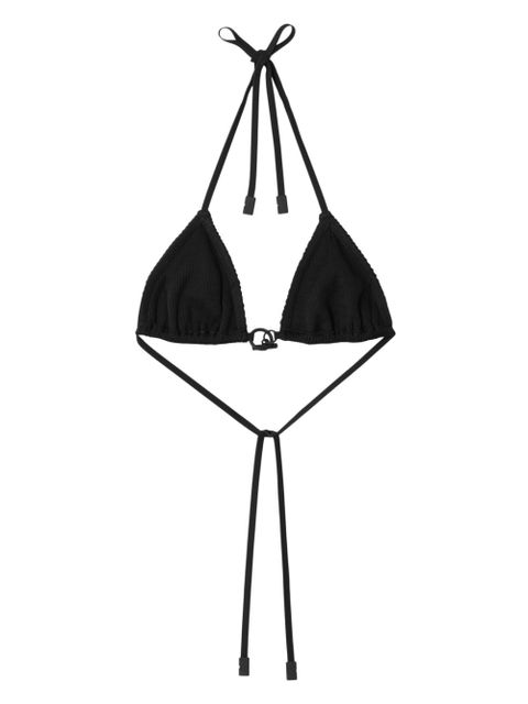 Burberry triangle bikini top - Black