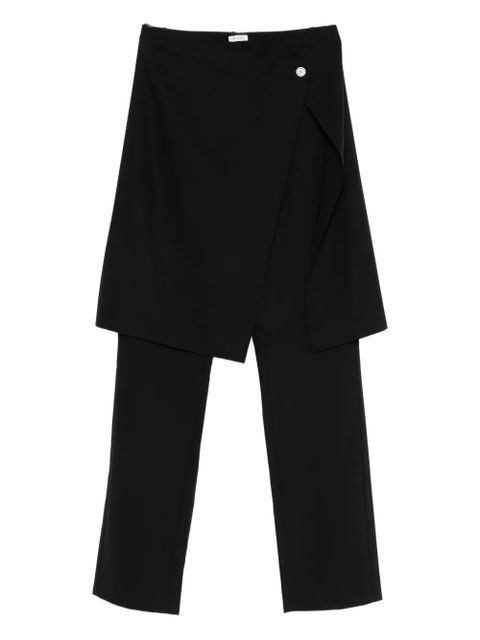 St. Agni belt-loops trousers - Black