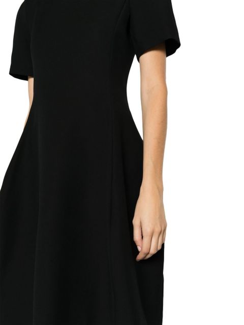 LOEWE short-sleeve flared dress - Black