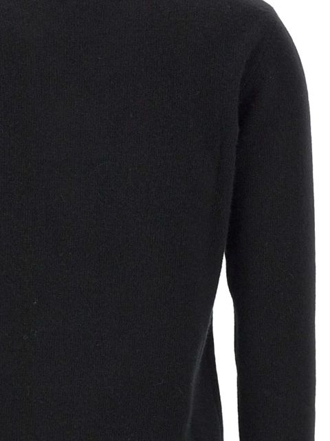MC2 Saint Barth embroidered crew neck knitted top - Black