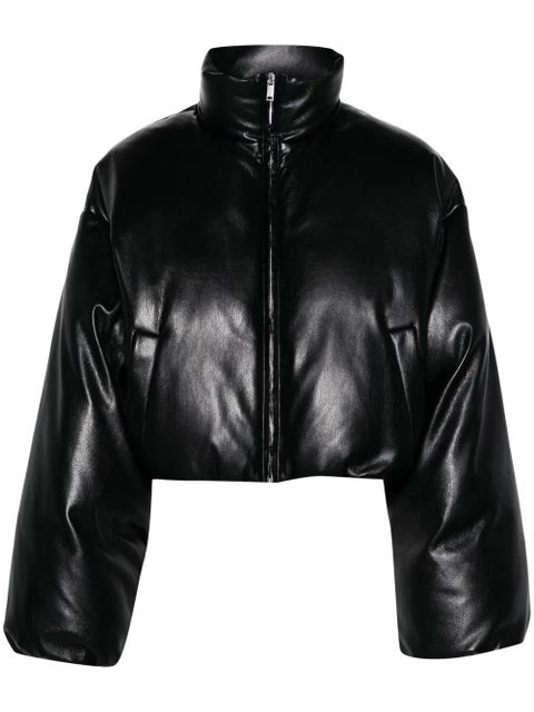 Nanushka cropped puffer jacket - Black - zdjęcie produktu nr 1