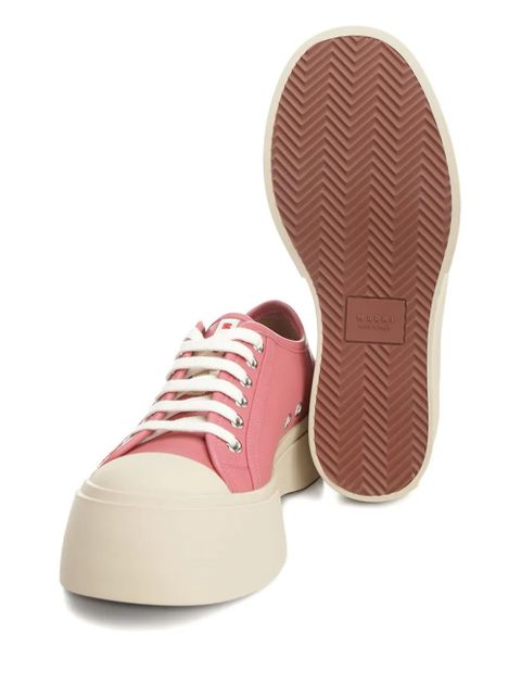 Marni Pablo platform sole lace-up sneakers - Pink