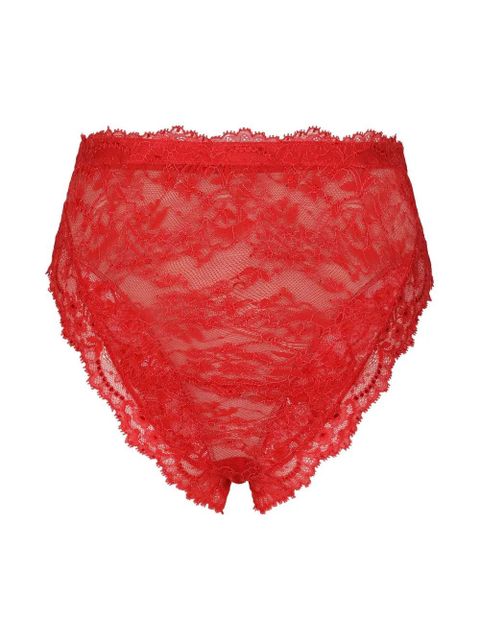 Dolce & Gabbana high-waisted lace briefs - Red - zdjęcie produktu nr 2
