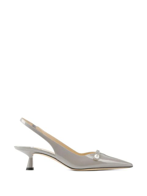 Jimmy Choo Amita pearl pointed pumps - Grey - zdjęcie produktu nr 1