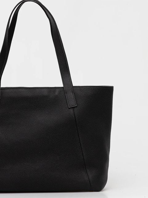 ERMANNO Firenze torebka skórzana kolor czarny 12401946