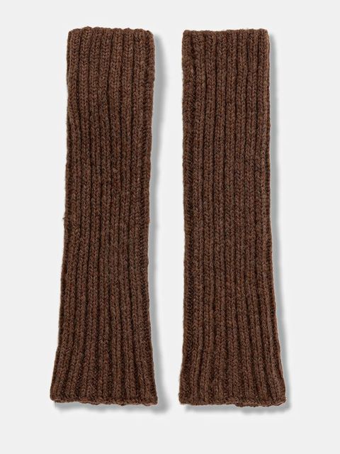 Answear.LAB getry z wełną merino kolor brązowy