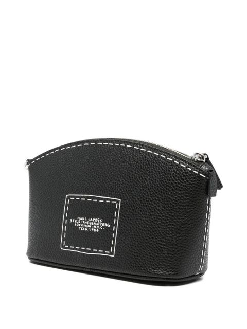 Marc Jacobs lettering-print make-up bag - Black