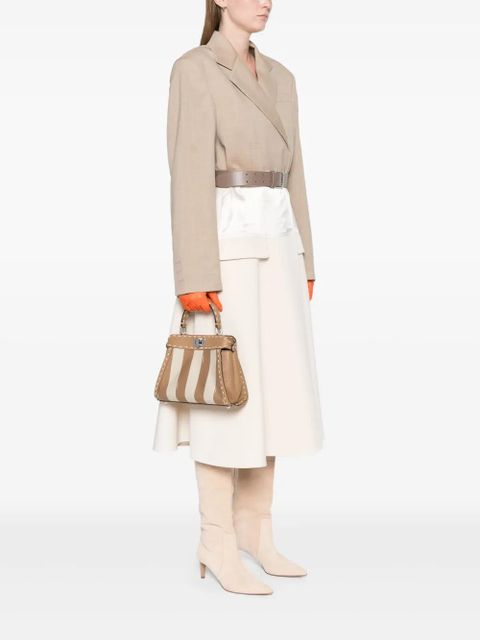 FENDI mini Peekaboo tote bag - Brown - zdjęcie produktu nr 2